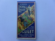 LE BRIDGE  KINA LILET  bistrot vin  carnet ancien en très bon état  G.RIPURT
