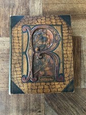 ANCIEN COFFRET DE CORRESPONDANCE EN BOIS ET LAITON " LOUIS OF FLORENCE "