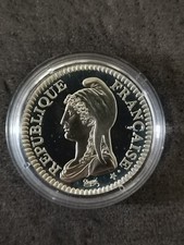 10 FRANCS ARGENT BE 2000 MARIANNE REVOLUTIONNAIRE 1795 DE DUPRE 7451 EX. / PROOF