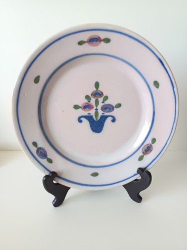 Assiette ancienne faïence - assiette, en