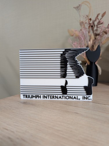 Plaque michael jackson logo - michael, 3d