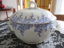 ancienne soupière faience LUNEVILLE K&G modèle Nèva