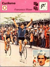 *68998 Carte Cyclisme Francesco Moser