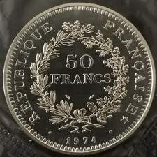 50 FRANCS HERCULE 1974 FDC