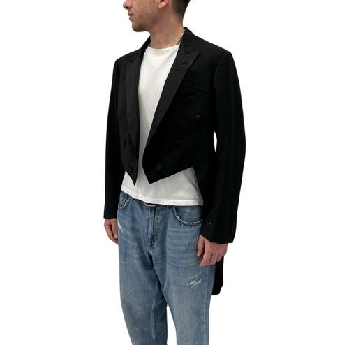 Veste longue smoking homme