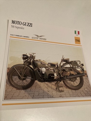 Moto guzzi 500 - moto, 1946