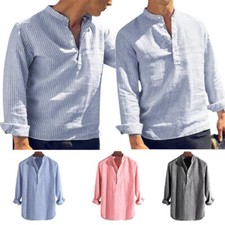 ✿Chemise Rétro Rayée À