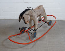 Cheval à bascule Steiff sur trottinette animal de compagnie animal de compagn...