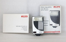 FLASH METZ MECABLITZ 34 AF-3 C pour Canon Testé fonctionne