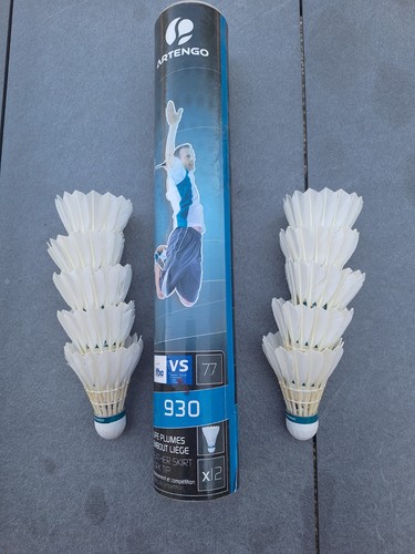 Volants plume badminton