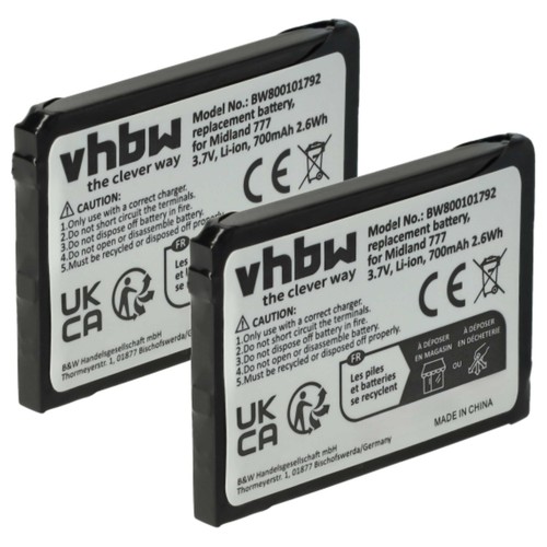 Batterie pour midland - 2x,
