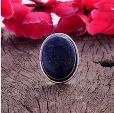 Bague En Argent 925 Avec Lapis