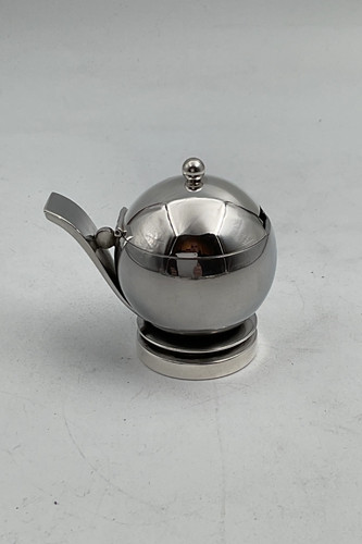 Pot moutarde argent - à,