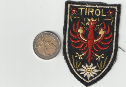 Insigne tissu tirol - tissu, années