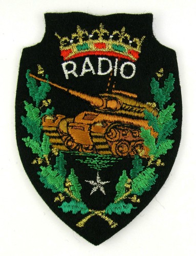 Ecusson brodé military - brodé, (military