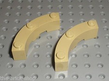LEGO tan brick round corner
