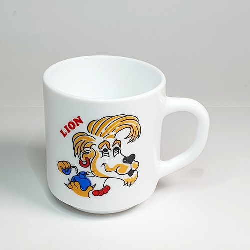 Ancien mug tasse lion signe - ancien,