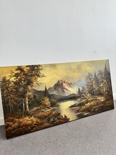 Peinture huile toile paysage