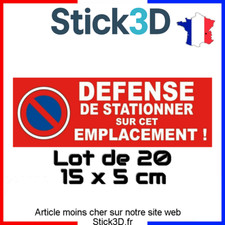 Lot de 20 Autocollant Défense