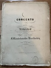 MENDELSSOHN Felix, Concerto