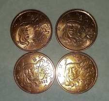 LOT 4 PIECES 2 CENTIMES D'EURO FRANCE 2025