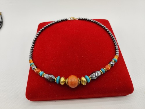Tres beau collier hematite - collier, en