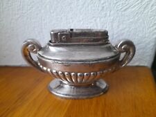 SILVER MATCH Directoire  : BRIQUET DE TABLE plaqué argent 