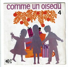 COMME UN OISEAU N°4 Vinyle 45 tours EP 7" RAUBER Orgue BERTHIER - UNIDISC 45310
