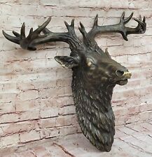 Statue En Bronze De Cerf Mural