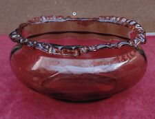 rare grande jardinière verre