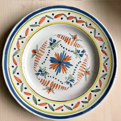 Ancienne assiette faience - en,