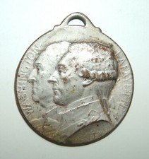 MEDAILLE DE JOURNEE 14 /18 - JOURNEE DE PARIS 1917 C - WASHINGTON LAFAYETTE