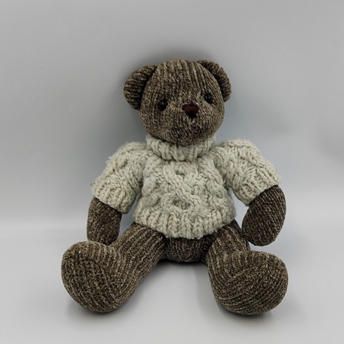 Peluche ours gris marron - , pull