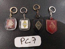 4 Portes clés RENAULT - porte clefs key chain 4CV Dauphine Fregate Juva R4 R8
