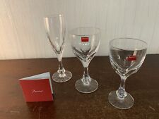 Services 18 pièces modèle Monaco en cristal de Baccarat (prix de 18 verres)