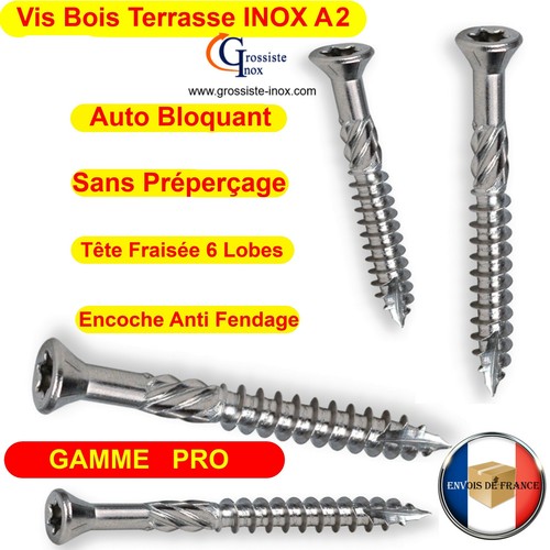 Vis terrasse inox - vis,