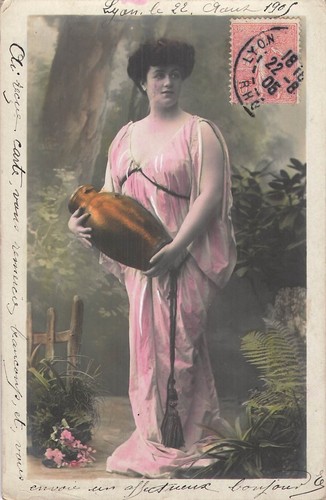 Femme robe toge - robe, grecque