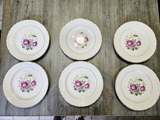 6 Assiettes Plates Moulin Des
