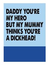 Drôle Papa Anniversaire Carte