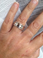 BAGUE EN ARGENT SIGNÉE MISAKI