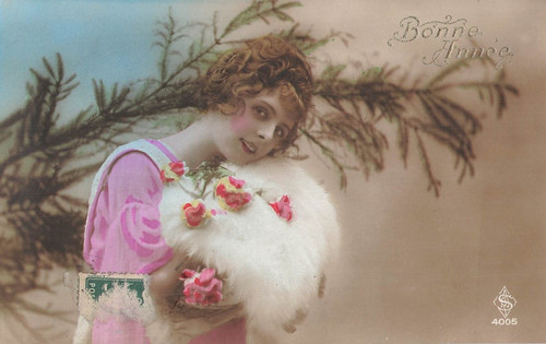 Bonne annee femme - cp,