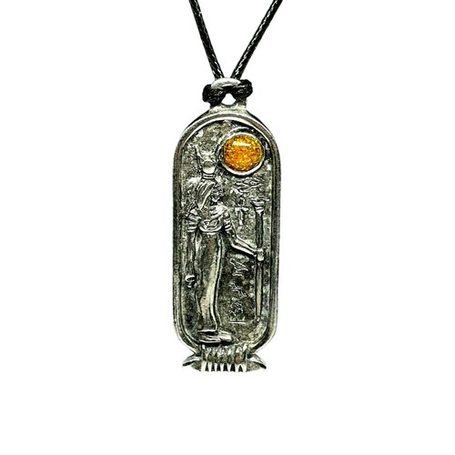 Collier cartouche pendentif