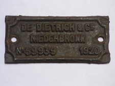 ancienne plaque constructeur