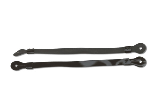 Jugulaire noire pour casquette
