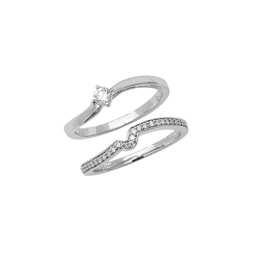 9ct blanc diamant - 9ct, or
