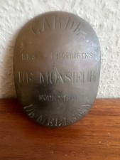 plaque de garde  de M. de