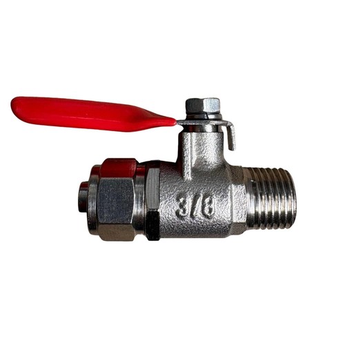 Vanne coupure mâle x - de, 1/4"