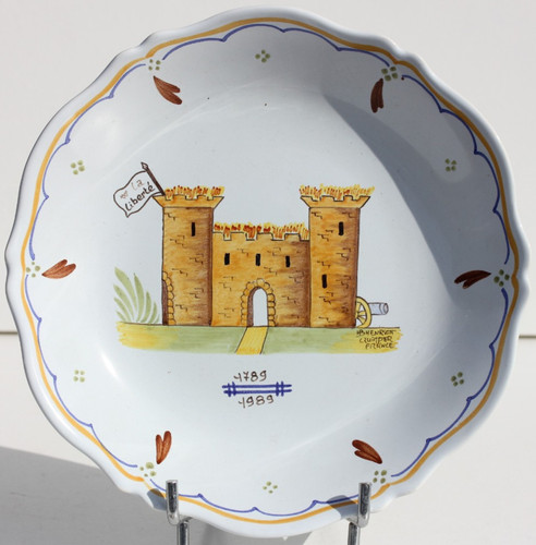 Assiette faience quimper - assiette,