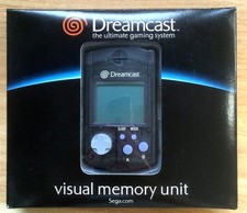 VISUAL MEMORY UNIT COMPLÈTE BOÎTE NOTICE SEGA DREAMCAST NTSC USA CIB OVP - VMU