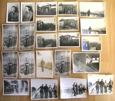 LOT de 22 PHOTOS du même soldat - période LIBERATION 1944-1945 WW2 en tenues US